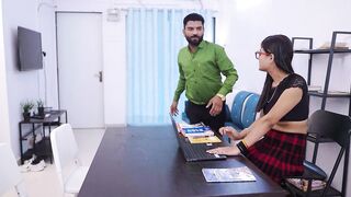 Indian Beautiful Girl Sex With her office boy hardcore sex