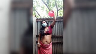 Horney sabita bhabi bathroom sex