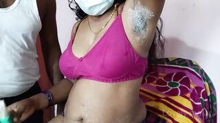 Beauty parlour owner fuck with customer girl