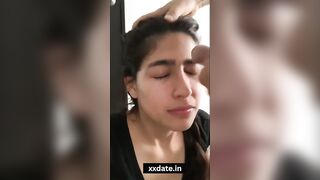 Young Desi Indian GF Face Filled By Lover Sperm Xxx Porn