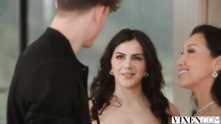 Vixen - Valentina Nappi And Vicki Chase - Insatiable Besties Valentina And Vicki Share Young Studs Cock