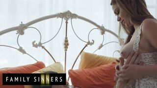 FAMILY SINNERS - Helping His Hot Step-Cousin Practice Lap Dances Turns Into A Hardcore Fuck Session