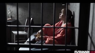 Futanari - Black Angel And Sata Jones - Cellmate