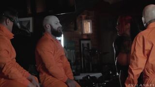 Metal Ass Fuck (8On1 Gangbang) - Sabien DeMonia