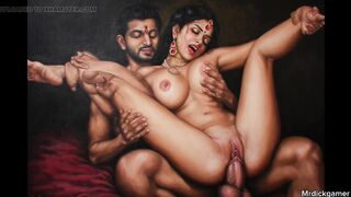 Indian desi aunty first time hard anal sex oiled anal doggy style rough sex