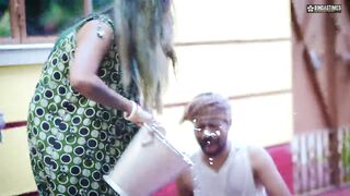 Three Horny Bhabhi Fucked By an Indian Dudhwala when their husband not at home ( Full Hindi Movie )