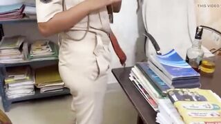 woman with a servant in police station