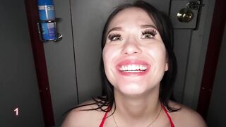 Brunette Blowjob Cum Swallow Creampie