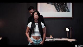 TIME FREEZE FETISH - Hot Japanese Girl Ends Up In A Hardcore Gangbang