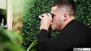 MILFY Married MILF-Next-Door Aviana Violet Fucks Peeping Neighbor