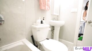 Curvaceous MILF Cami Strella Begs for Facial Cums All Over Stepson's Big Cock - S10:E3