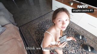 POV: I help my step sister to shoot a porn. Anal. Ass to Mouth. Huge Facial.