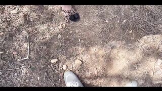 Indian Desi Muslim Girl Cheating Boyfriend and Rough Sex with Village Boy at Jungle Outdoor - Hindi Audio