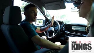 Tattooed Stepmom Cubbi Gets Smashed By Leo's Huge Cock