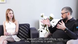 Real Interview And Public Anal Hacking With A Huge Dick of A Cute And Petite 20-Year-Old Girl Sasha Paige!