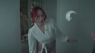 Step Mom Shares Bed with Step Son in Hotel – Creampie Shock!