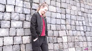 GERMAN SCOUT - PETITE TEEN (18) Olivia Sparkle Seduce to Casting Sex