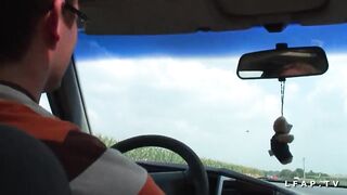 French BBW double penetrated for her porn casting