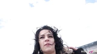 GERMAN SCOUT - 18yr OLD CUTE TEEN MARIE TALK TO FUCK FOR MONEY AT STREET CASTING IN BERLIN