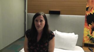 WIFE'S INTERVIEW BEFORE SHE TAKES HER FIRST BBC!