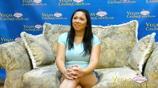 Stephanie Saint - Full Casting In Las Vegas - POV Blowjob - Pussy Fucking - Rubbing Her Clit and Bondage Masturbation In Las Vegas Porn Studio!