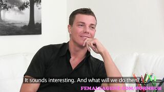 FemaleAgent Hot sexual chemistry during casting