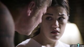 Stepdad roughly fucked his teen every night