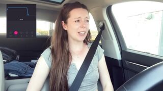 Cumming *embarassingly* hard in a Starbucks Drive Thru (LUSH CONTROL PART 2)