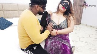 Holi pe Boss ki cute chubby biwi ne ghar akar surprise diya