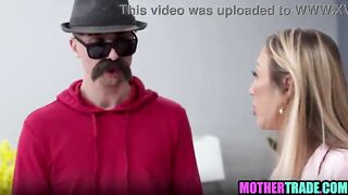 Foursome Sex With Massuese Stepmoms