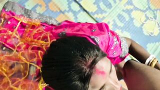 Happy holi saliji ! Sali ko rang lagake jija ne land chuswaya fir chudi ki