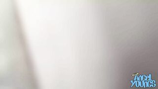 Hot Blonde Stepsis Angel Youngs Tries to Convince StepBro to Come To the Pool But Fuck Instead