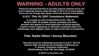 Nadia Hilton Fucking In The Living Room With Her Big Tits - Danny Mountain