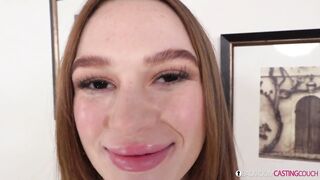 BRCC - Sexy Redhead Harley Gets A Deep Anal Creampie