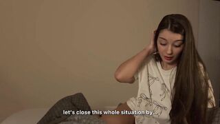 Step Sis Caught Me Jerking Off But I Fast Seduce and Hard Fuck Her Pussy