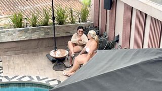 My MILF stepmom gives me a free massage but I ended up with the BBC grab of the masseuse in my mouth