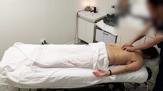 White MILF With Huge Tits And Ass Gets An Asian Cock During Massage