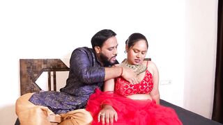 Hot indian desi Newly Married Bhabhi first suhagrat night in clear hindi audio