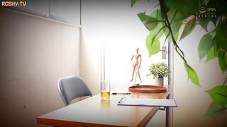 Big Tits Nude Model Seduced In Art Class