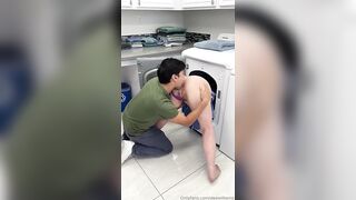 Dee Williams - Laundry Day Fucking With Big Tits Mommy