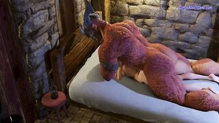 Skinny Teen Having Sex With The Biggest Cock Ever ( 3D Uncensored Animation )