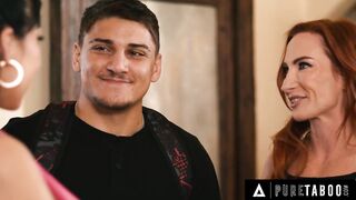 PURE TABOO Irritated Divorced Little Puck Seduces Bad-Mouthing Acquaintance's Stepson As Payback