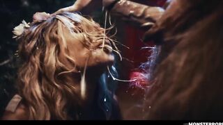 Hardcore Monster Fucking Parody - Futa Minotaur Medieval Fantasy with Ava Amira Swallowing Cum