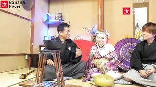 Oiran Geisha Threesome Creampie Play - Haley Spades