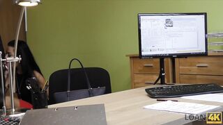 Inga Can\'t Get Money From Bank So Takes Part In Loan Porn