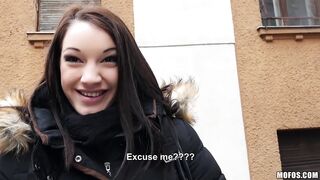 Hungarian Girl Strips for Cash - Felicia Kiss