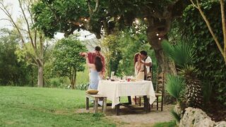 dessert under the night sky