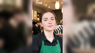 This naughty Starbucks waitress crosses every line during her shift, dropping to her knees for a risky public blowjob that ends in a creamy facial. A wild parody moment brewed strong with cumshot heat - @zeroshame's Sex Reel On xfree.com – TikTok Porn & S