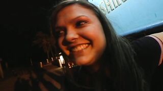 Mouth open and cock in