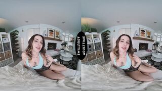 UP CLOSE VR All Natural Chanel Camryn Has MULTIPLE QUIVERING ORGASMS From Kyle Mason's Huge Dick